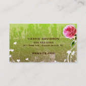 GC Adore  Limoen Gold Metallic Visitekaartje (Achterkant)