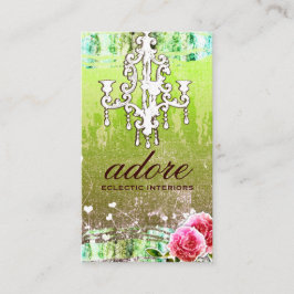 GC Adore Limoen Gold Metallic Visitekaartje