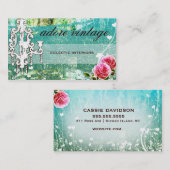 GC Adore  Turquoise Basic Visitekaartje (Voorkant / Achterkant)