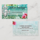 GC Adore Turquoise Basic Visitekaartje (Voorkant / Achterkant)