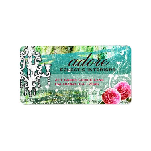 GC Adore  Turquoise Etiket (Voorkant)