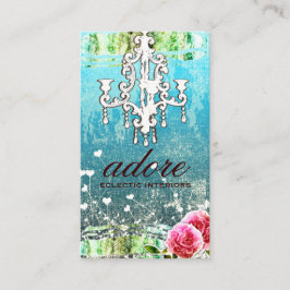 GC Adore Turquoise Gold Metallic Visitekaartje