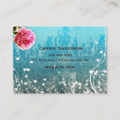 GC Adore  Turquoise Gold Metallic Visitekaartje (Achterkant)