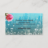 GC Adore  Turquoise Metallic Gold Visitekaartje (Achterkant)