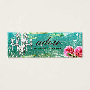GC Adore Turquoise Mini Visitekaartjes