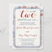 GC All American Red White Blue Weddenschap Kaart (Voorkant)