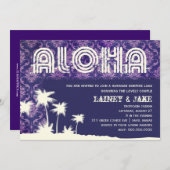 GC Aloha Luau Palm Paars Kaart (Voorkant / Achterkant)