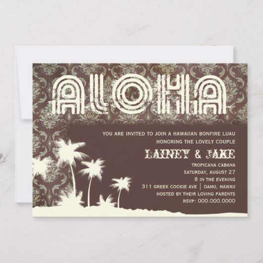 GC Aloha Luau Palm Pier Kaart (Voorkant)