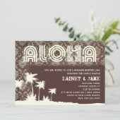 GC Aloha Luau Palm Pier Kaart (Staand voorkant)