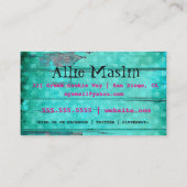 GC Aqua Hout en luchters 2 Visitekaartje (Achterkant)