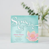 GC Aqua Spa Party Lotus Kaart (Staand voorkant)