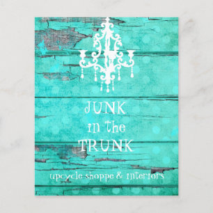 GC Aqua  Wood Chandelier Flyer