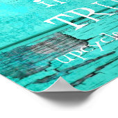 GC Aqua Wood Chandelier Poster (Hoek)