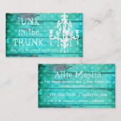 GC Aqua  Wood en luchters Visitekaartje (Voorkant / Achterkant)