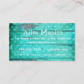 GC Aqua  Wood en luchters Visitekaartje (Achterkant)