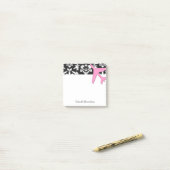 GC Aviation Takeoff Pink Damask POST IT© Post-it® Notes (Op bureau)