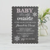 GC Baby Het is koud buiten de winterdag Kaart (Staand voorkant)