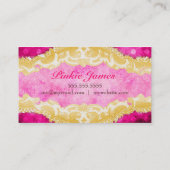 GC bedierf Roze Afgebroken Verf Visitekaartje (Achterkant)