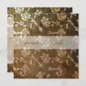 GC | Blissful Brown Floral  Kaart (Voorkant / Achterkant)