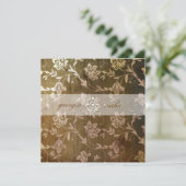 GC | Blissful Brown Floral  Kaart (Staand voorkant)