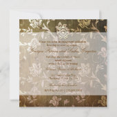 GC | Blissful Brown Floral  Kaart (Achterkant)