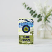 GC | Blue Bean Coffee House Visitekaartje (Staand voorkant)