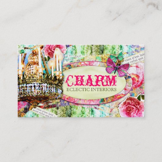 GC |  charm Shabby Aanbevelingskaartje (Voorkant)