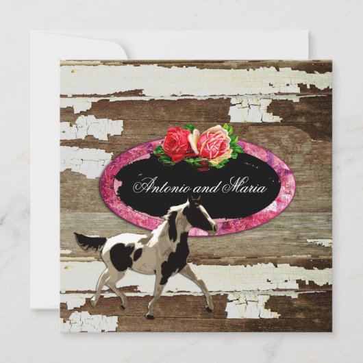 GC | Chipped Paint | Paarden Kaart (Voorkant)