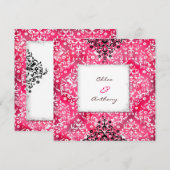 GC | Chloe  Damask | Delicious roze Kaart (Voorkant / Achterkant)