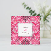 GC | Chloe  Damask | Delicious roze Kaart (Staand voorkant)