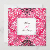 GC | Chloe  Damask | Delicious roze Kaart (Voorkant)