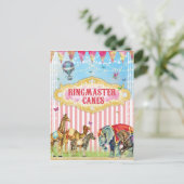 GC CIRCUS CANES TAFEL KAART (Staand voorkant)