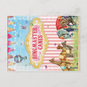 GC CIRCUS CANES TAFEL KAART (Achterkant)