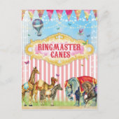 GC CIRCUS CANES TAFEL KAART (Voorkant)