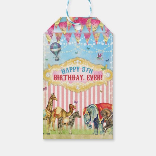 GC  CIRCUS GUNSTTAG CADEAULABEL (Achterkant)