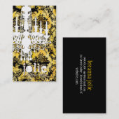 GC | Damast van de Bij van de Kroonluchter Jolie Visitekaartje (Voorkant / Achterkant)