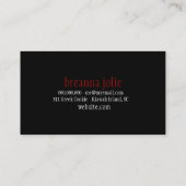 GC Damast van het Zoethout van Jolie het Rode Visitekaartje (Achterkant)