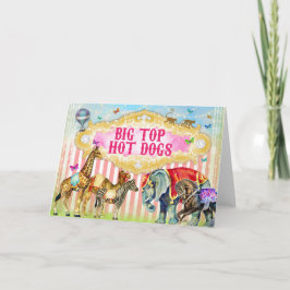 GC DE KAART VAN HET VOEDSEL VAN DE HOTDOG