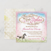 GC Dit is niet mijn eerste Rodeo 5th Birthday Kaart (Voorkant / Achterkant)