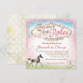 GC Dit is niet mijn eerste Rodeo 8th Birthday Kaart (Voorkant / Achterkant)