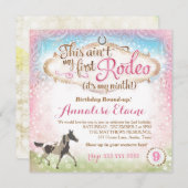 GC Dit is niet mijn eerste Rodeo 9th Birthday Kaart (Voorkant / Achterkant)