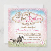 GC Dit is niet onze eerste Rodeo-tweeling Kaart (Voorkant)