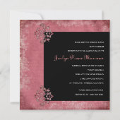 GC | Eclectisch Damask Horse Fade Red Kaart (Achterkant)