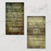 GC | Eloquent Grunge Music Visitekaartje (Voorkant / Achterkant)