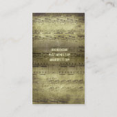 GC | Eloquent Grunge Music Visitekaartje (Achterkant)