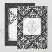 GC | Erika  Damask-Grey 5x7 Kaart (Voorkant / Achterkant)