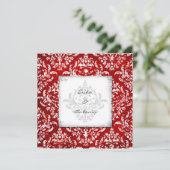 GC Erika  Damask Ruby Red Kaart (Staand voorkant)