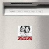 GC | Erika  Damask Save the Date-Red Magneet (Insitu (Vaatwasser))