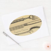 GC ExquisiteTable Het plaatsen Gouden Sticker (Envelop)