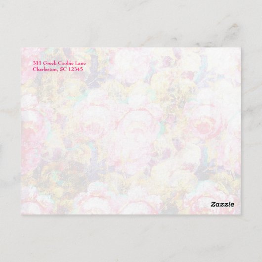 GC Fabulous French Briefkaart (Achterkant)